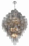 Addis 20 Light Polished Chrome Chandelier Crystorama