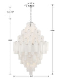 Addis 20 Light Polished Chrome Chandelier Crystorama