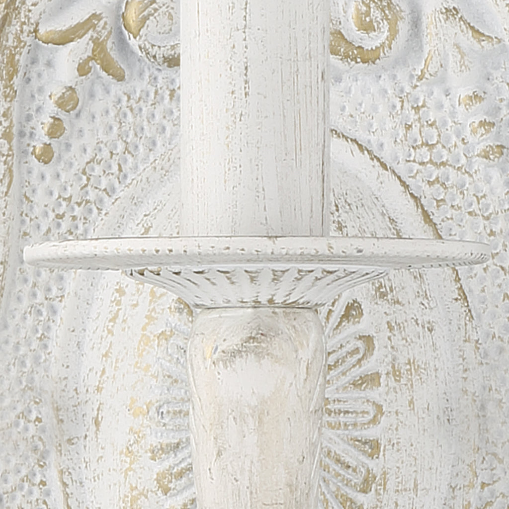 Crystorama Crystorama Paris Market 4 Light Clear Crystal Antique White Mini Chandelier