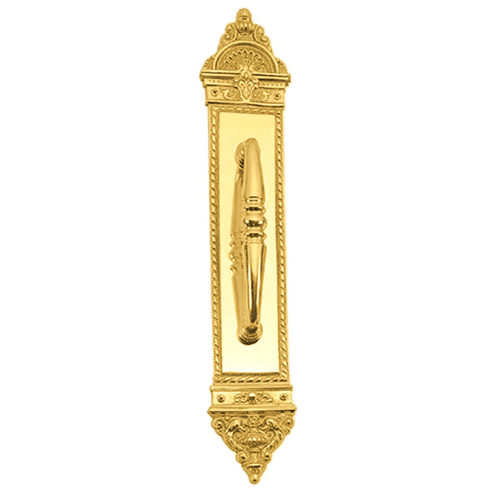 Solid Brass L'Enfant 16 1/2 Inch Pull Plate (Several Finishes Available)