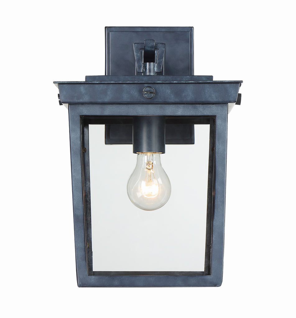 Belmont 1 Light Graphite Outdoor Sconce Crystorama