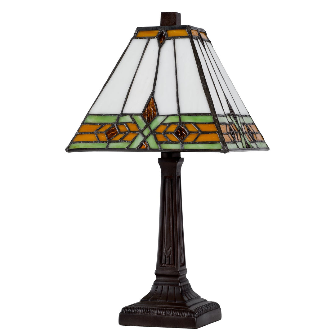 40W METAL/RESIN TIFFANY ACCENT LAMP WITH INLINE SWITCH Cal Lighting