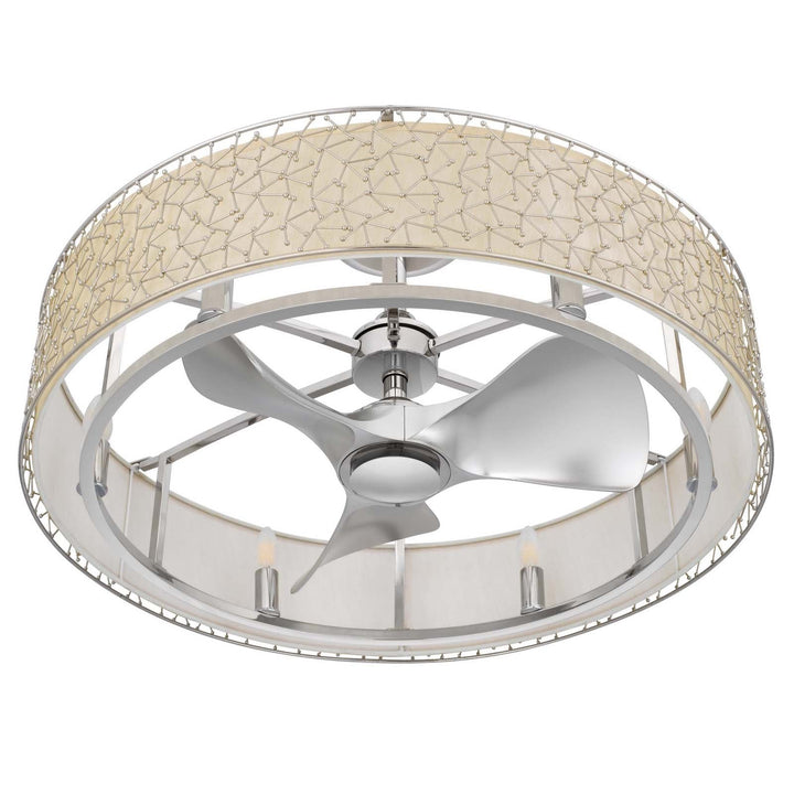 Ultra Quiet 6 Speed Dimmable Breezy Meadow Ceiling Fan Cal Lighting