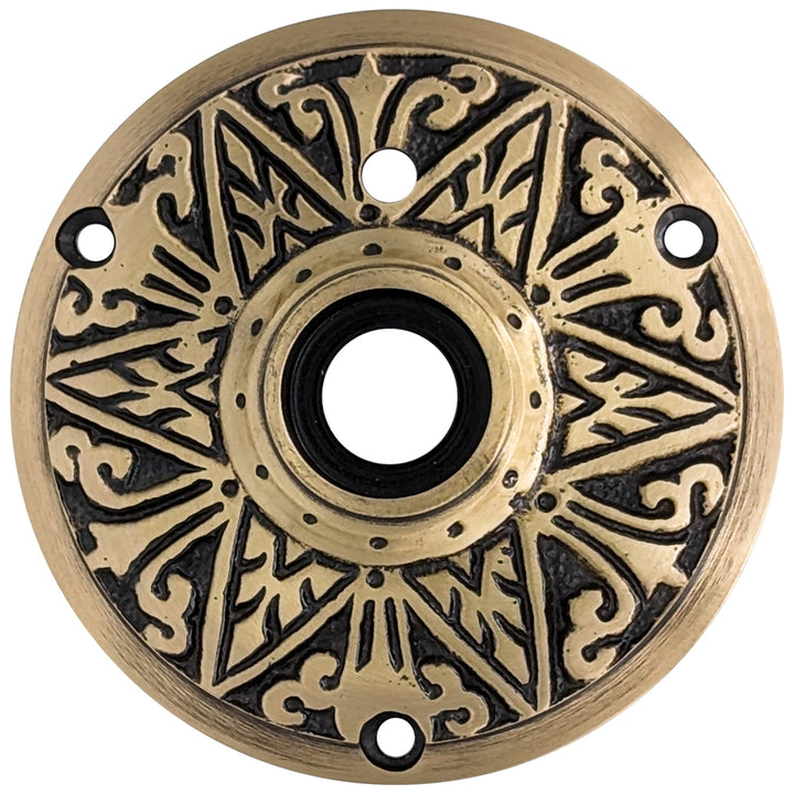 Copper Mountain Hardware Solid Brass Eastlake Rosette