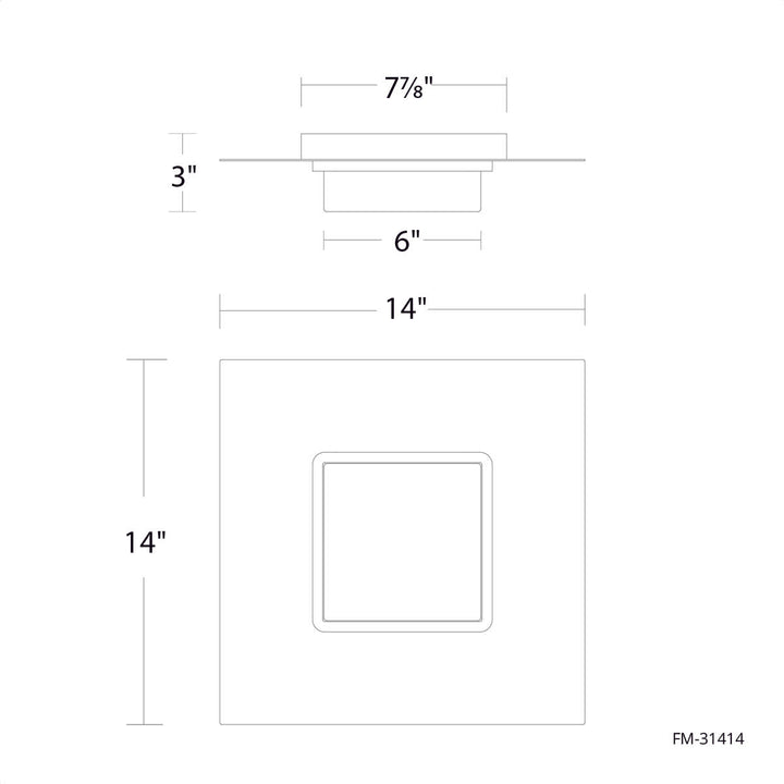 Double Decker LED Flush Mount