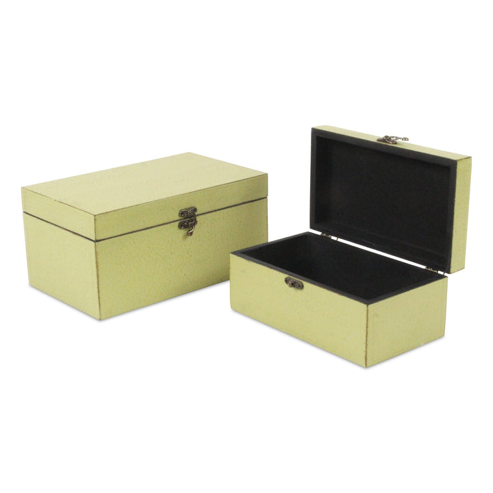 CHEUNGS Lestina Set of 2 Storage Boxes - Green