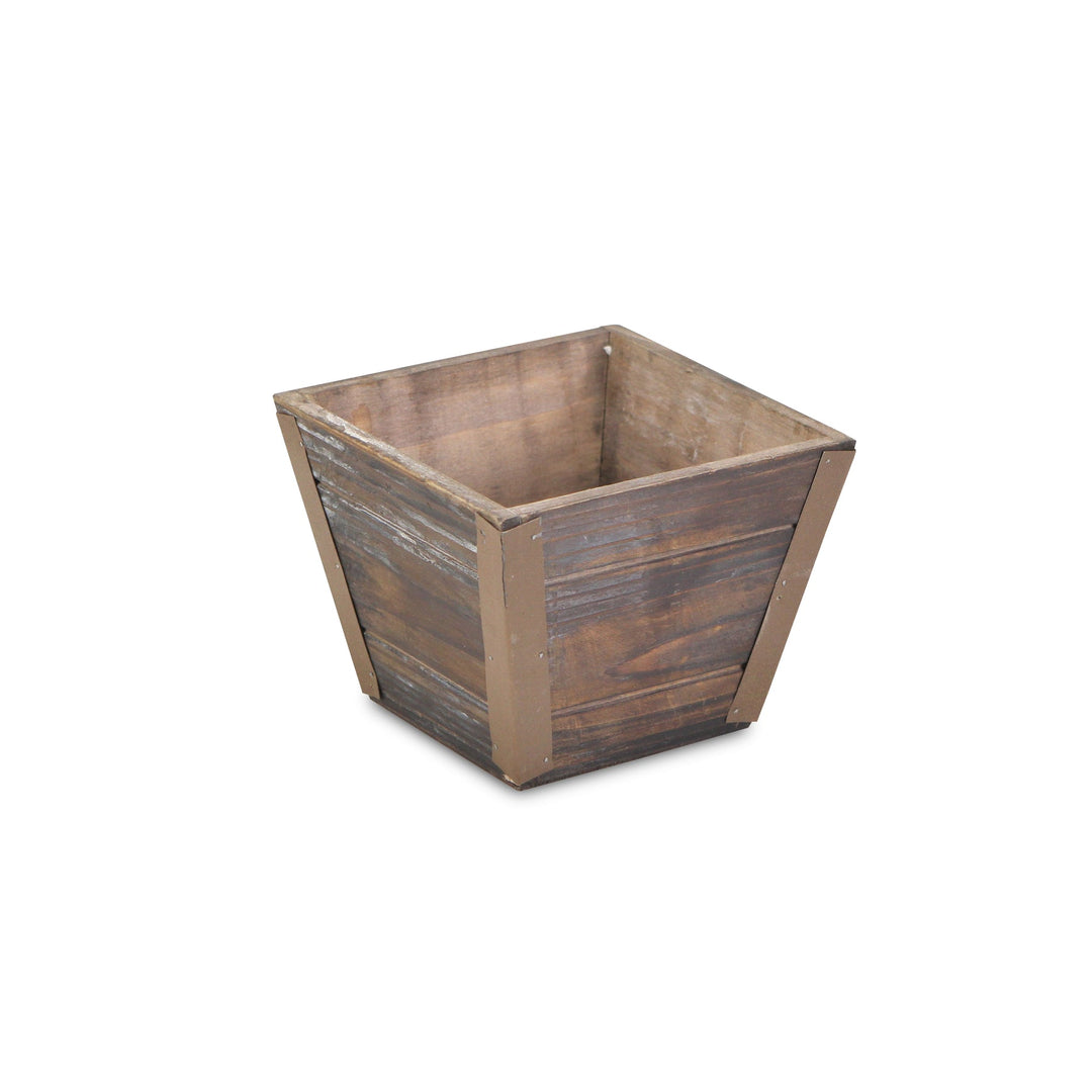 CHEUNGS Seren Tapered Square Wood Pot