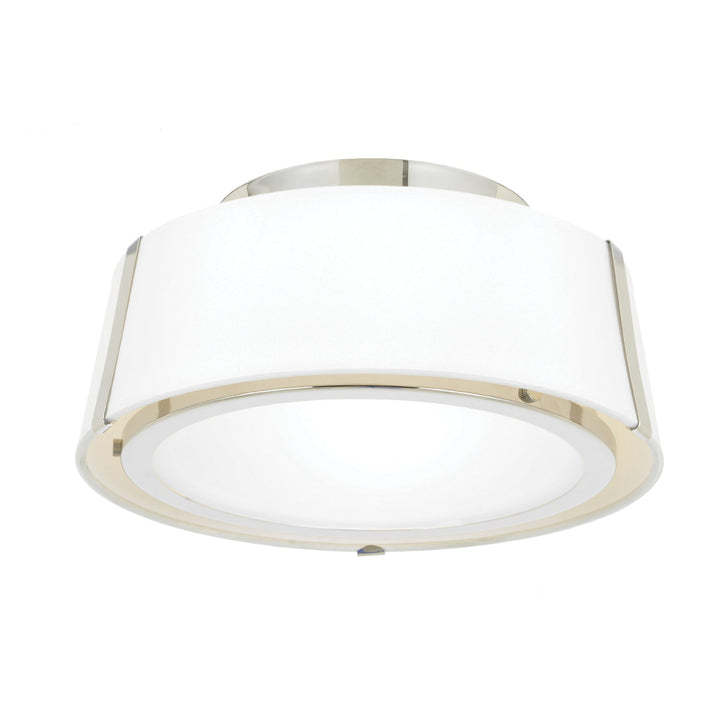 Crystorama Crystorama Fulton 2 Light Polished Nickel Semi Flush Mount