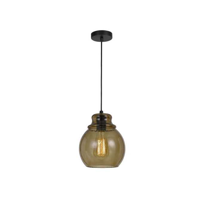 60W AVERSA RIPPLED GLASS PENDANT (EDISON BULB NOT INCLUDED) Cal Lighting