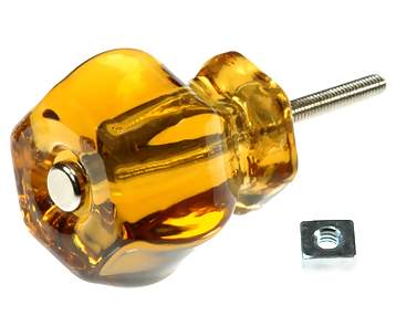 COPPER MOUNTAIN HARDWARE Authentic Depression Glass Cabinet or Furniture Knobs - Several Colors