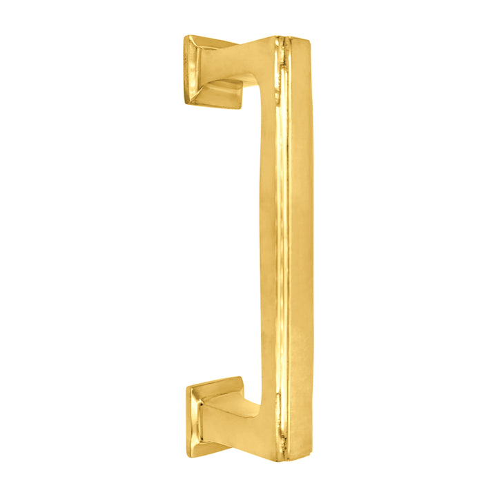7 Inch Solid Brass Art Deco Skyscraper Pull (Several Finishes Available)