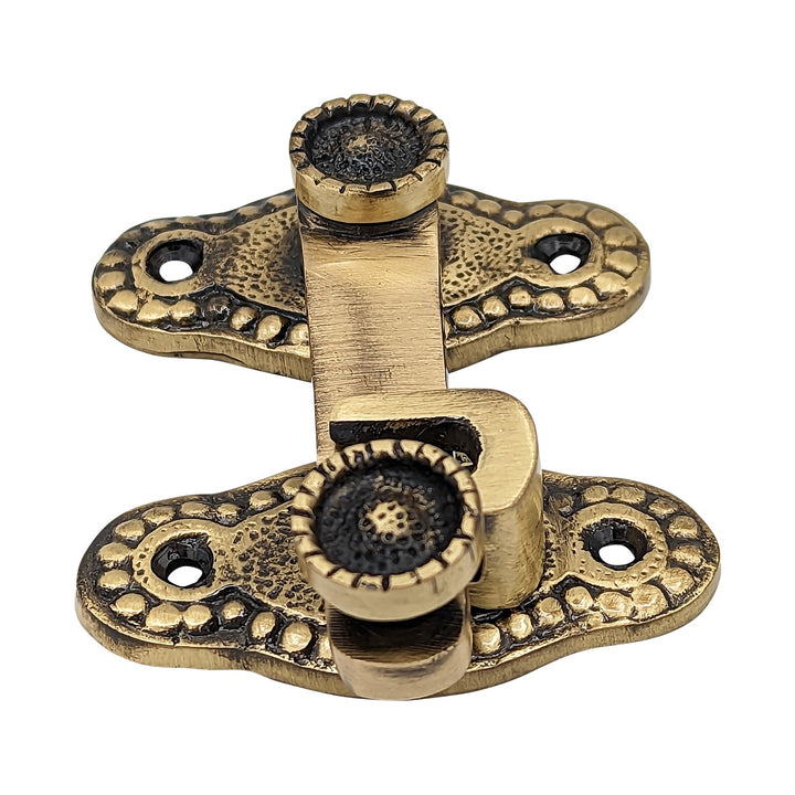 3 Inch Solid Brass Victorian Cabinet Latch (Several Finishes Available) COPPER MOUNTAIN HARDWARE