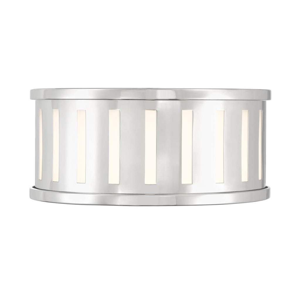 Crystorama Crystorama Kendal 2 Light Polished Nickel Flush Mount 
