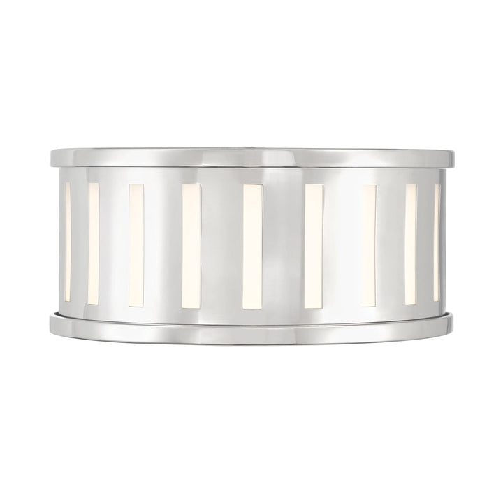 Crystorama Crystorama Kendal 2 Light Polished Nickel Flush Mount 
