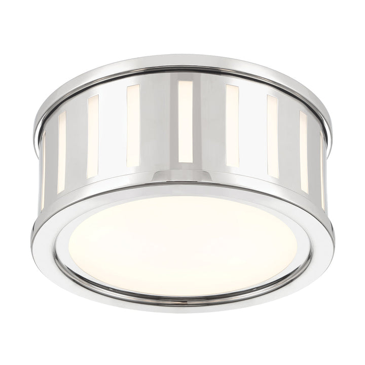 Crystorama Crystorama Kendal 2 Light Polished Nickel Flush Mount 
