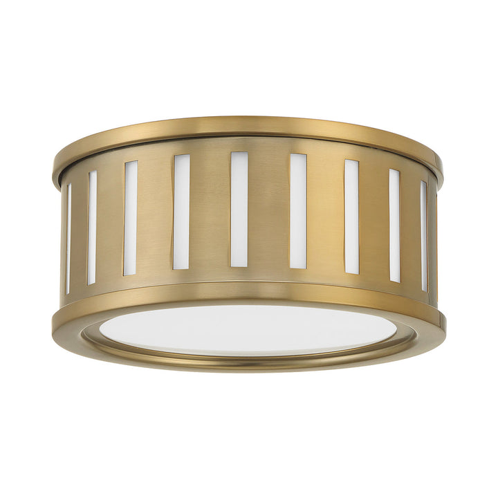 Crystorama Crystorama Kendal 2 Light Vibrant Gold Flush Mount 
