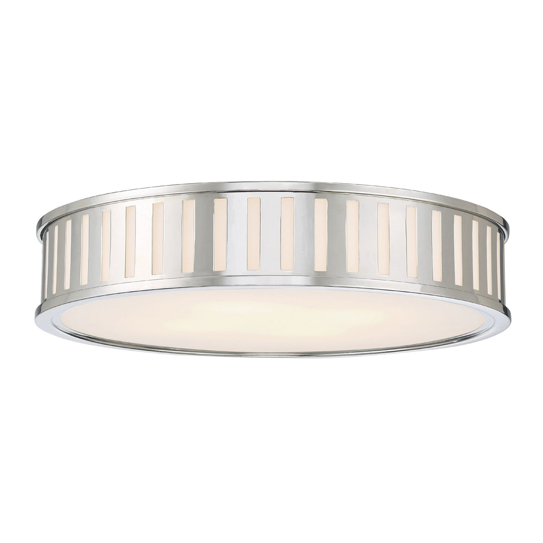 Crystorama Crystorama Kendal 4 Light Polished Nickel Flush Mount