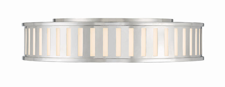 Crystorama Crystorama Kendal 4 Light Polished Nickel Flush Mount