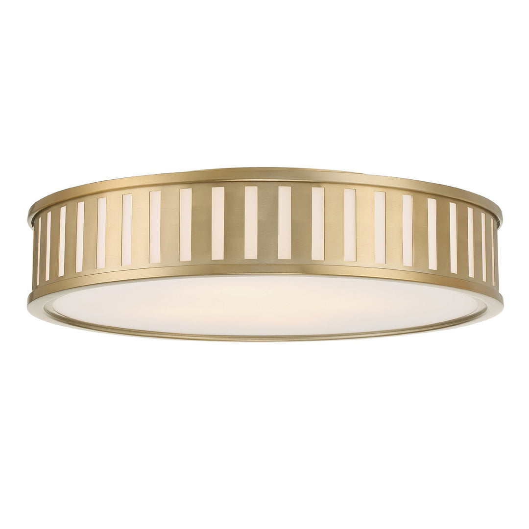 Crystorama Crystorama Kendal 4 Light Vibrant Gold Flush Mount