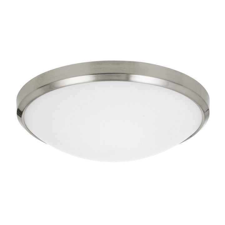 INTEGRATED LED 25W, 2000 LUMEN, 80 CRI, DIMMABLE CEILING FLUSH MOUNT WITH GLASS DIFFUSER Cal Lighting