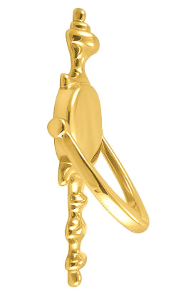 8 Inch Solid Brass Traditional Door Knocker