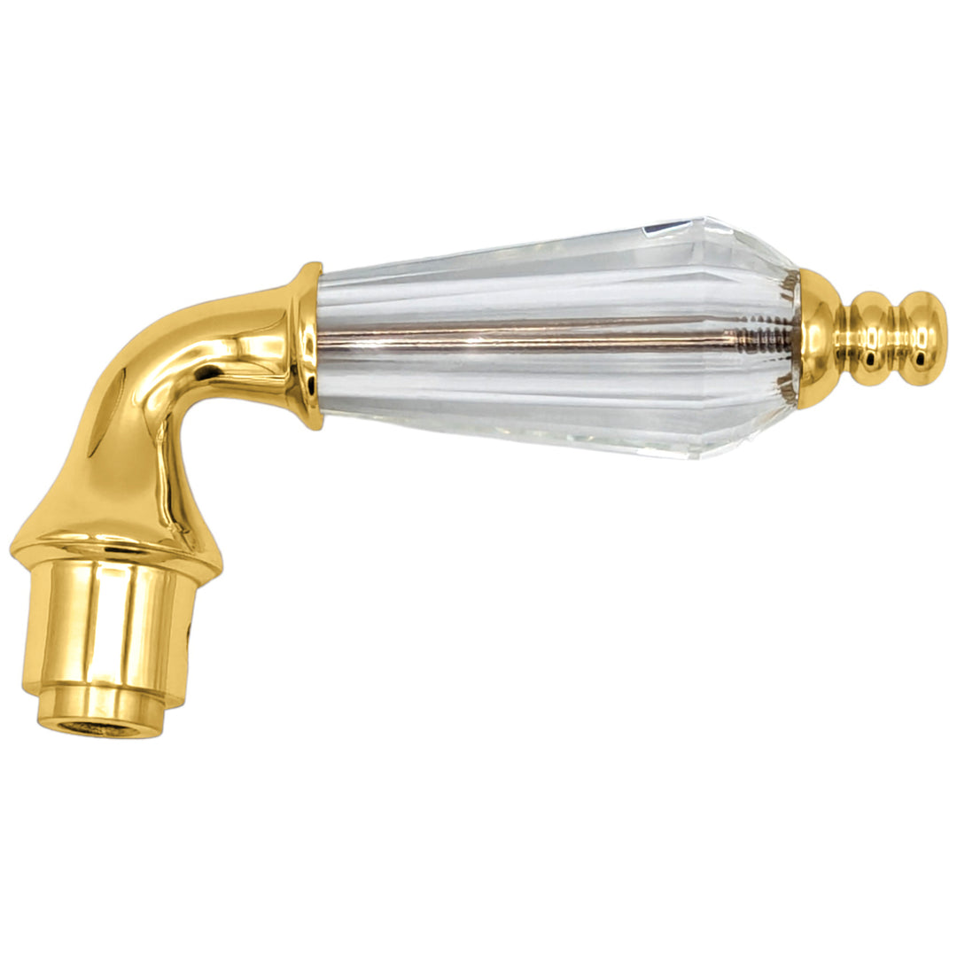 Crystal Lever Spare Door Knob Set (Several Finishes Available)