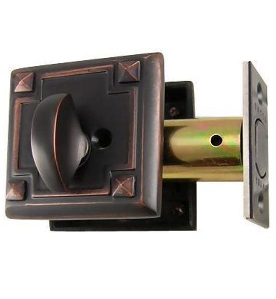 Arts and Crafts Style Single Cylinder Deadbolt