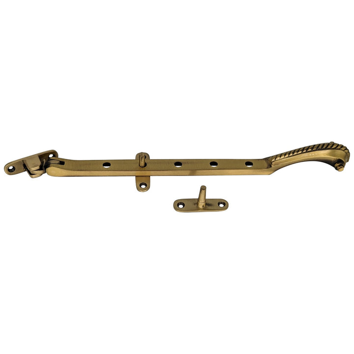 10 Inch Georgian Rope Casement Window Stay (Several Finishes Available) COPPER MOUNTAIN HARDWARE