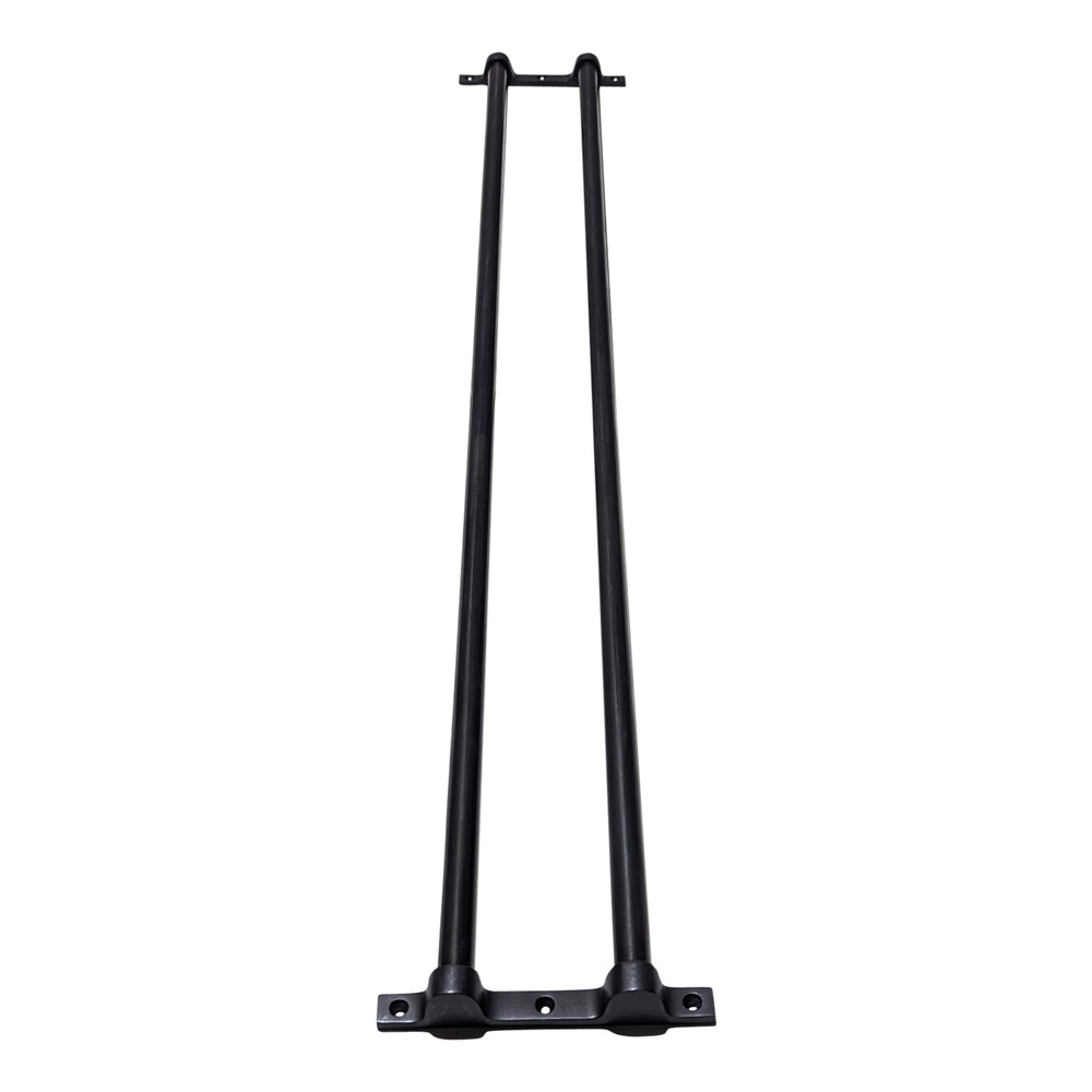 COPPER MOUNTAIN HARDWARE 36 Inch Solid Brass Double Push Bar (Oil Rubbed Bronze Finish)