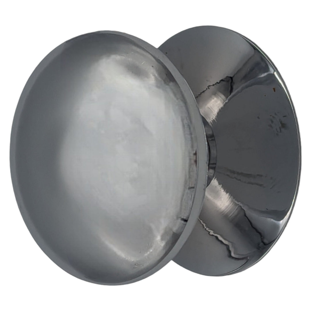 1 1/3 Inch Round Cabinet Knob with Backplate (Several Finishes Available) COPPER MOUNTAIN HARDWARE