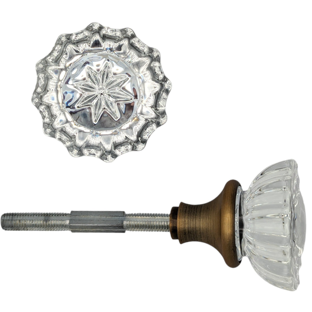 Fluted Crystal Spare Knob Set (Several Finishes Available) COPPER MOUNTAIN HARDWARE