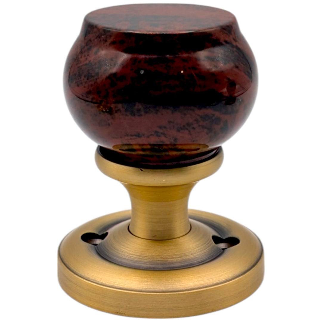  Magnifique™ Classic Door Set with Mahogany Obsidian Knobs (Several Finishes Available)