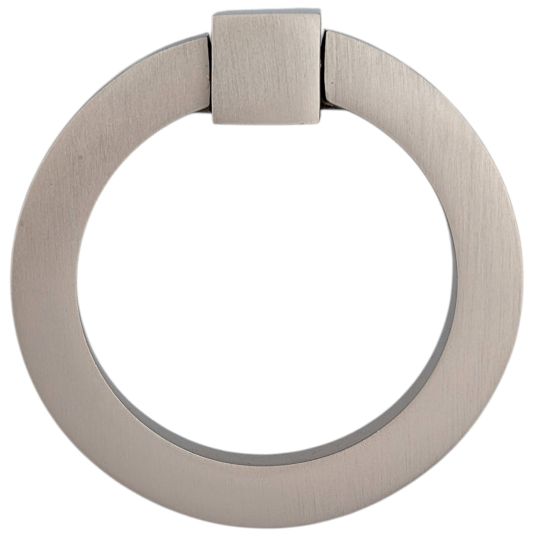 3 Inch Mission Style Solid Brass Drawer Ring Pull (Several Finishes Available)