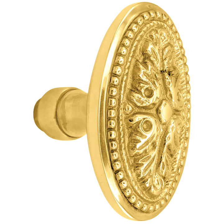 Avalon Oval Solid Brass Spare Door Knob Set (Several Finishes Available)