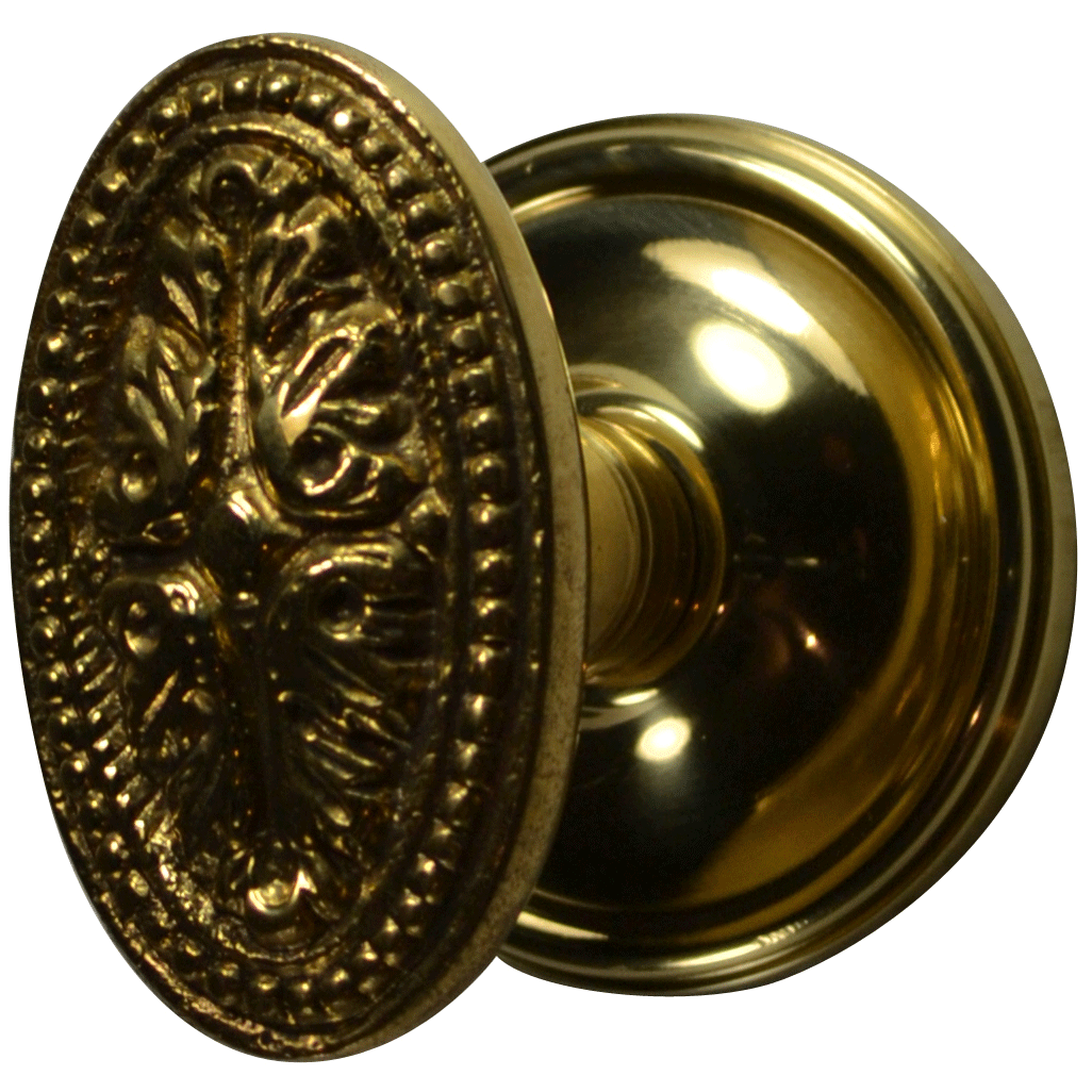 Traditional Rosette Door Set with Avalon Style Door Knobs (Several Finishes Available) COPPER MOUNTAIN HARDWARE