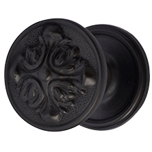 ##Antique Hardware## Traditional Rosette Door Knob Set with Romanesque Style Door Knobs (Several Finishes Available)