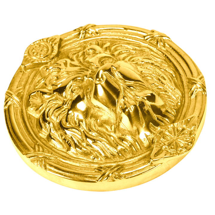 Lion's Head Medallion (Several Finishes Available)