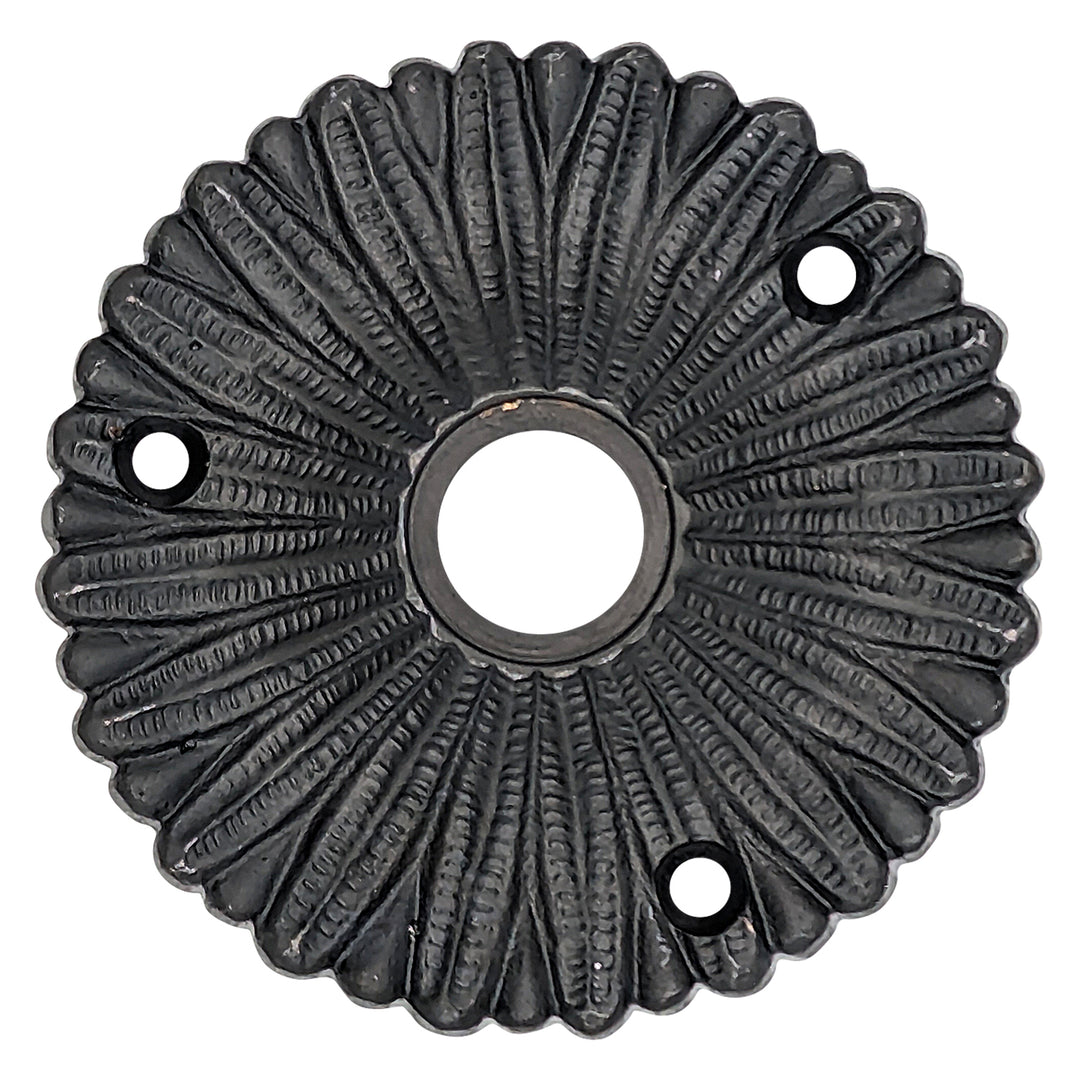 COPPER MOUNTAIN HARDWARE Solid Brass Provincial Style Rosette (Oil Rubbed Bronze Finish)