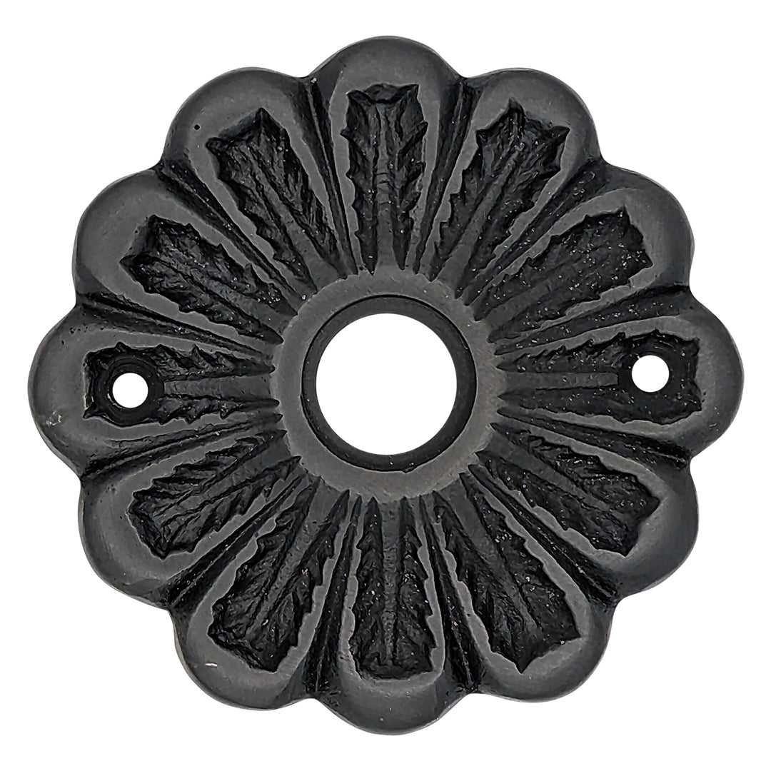 COPPER MOUNTAIN HARDWARE Solid Brass Flower Style Rosette (Oil Rubbed Bronze Finish)