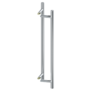 36 Inch Stainless Steel Back-To-Back Round Offset Pulls (Several Finishes Available)