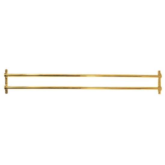 36 Inch Solid Brass Double Push Bar