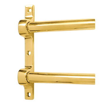 36 Inch Solid Brass Double Push Bar