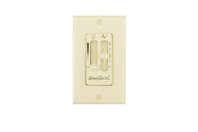 Dual Fan Light Wall Control ALMOND Wind River