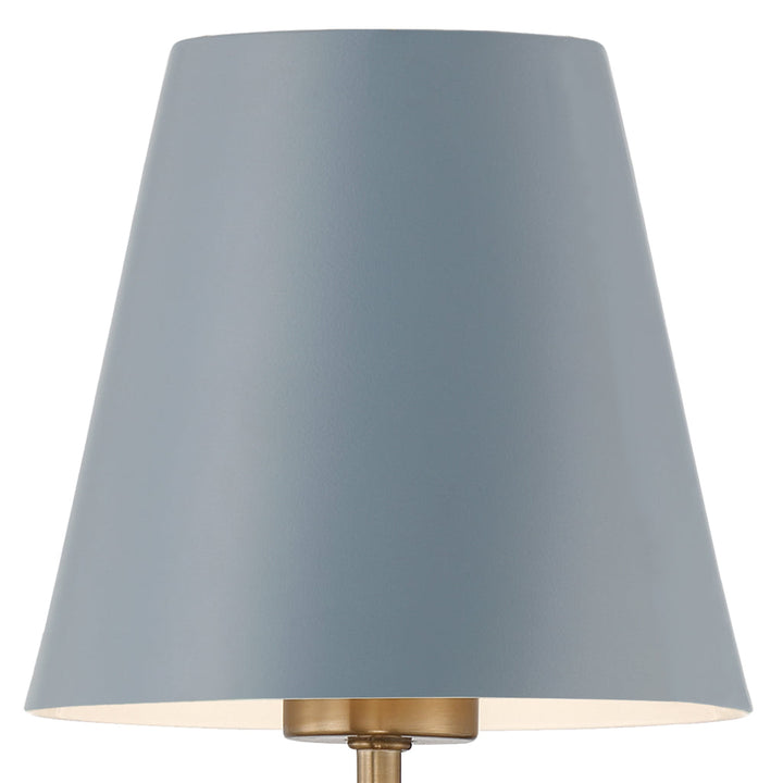 Crystorama Crystorama Xavier 2 Light Vibrant Gold + Blue Chandelier