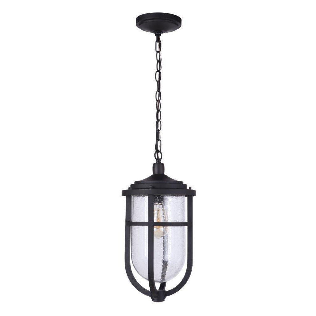 CRAFTMADE Voyage 1 Light Outdoor Pendant in Midnight