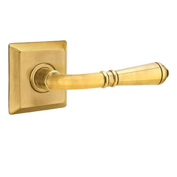 EMTEK Emtek Solid Brass Turino Lever With Quincy Rosette