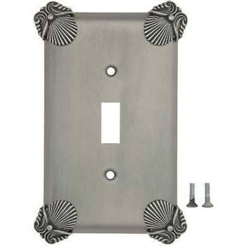 ANNE AT HOME Oceanus Shell Wall Plate (Matte Nickel Finish)