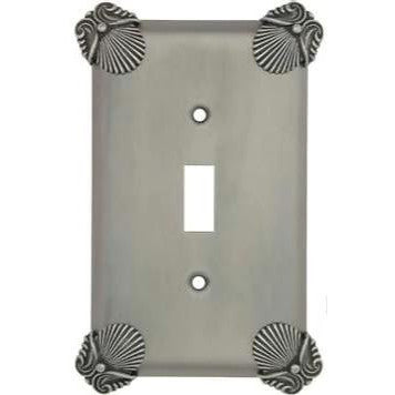 ANNE AT HOME Oceanus Shell Wall Plate (Matte Nickel Finish)