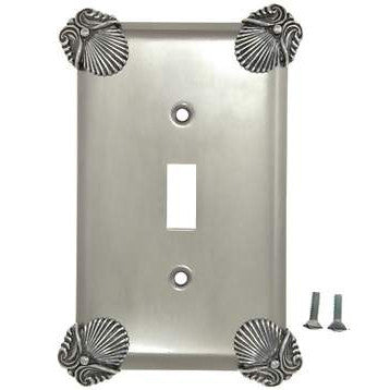 ANNE AT HOME Oceanus Shell Wall Plate (Bright Nickel Finish)