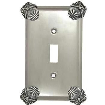 ANNE AT HOME Oceanus Shell Wall Plate (Bright Nickel Finish)